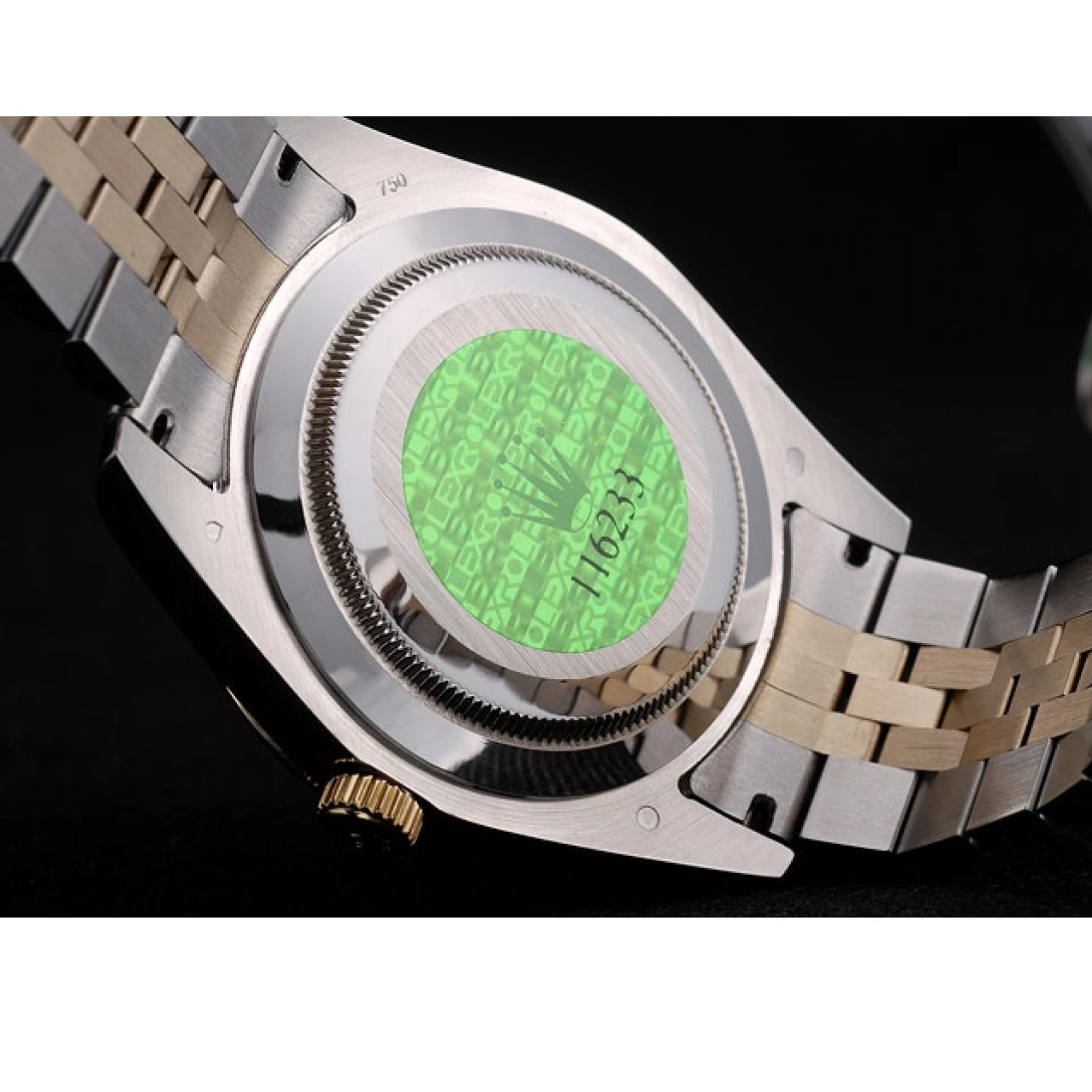 Good Copy Rolex Watches Stainless 41978 Gold Ribbed Steel Goldish Bezel Rolex Dial DateJust 0729